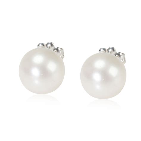 tiffany ziegfeld collection pearl earrings